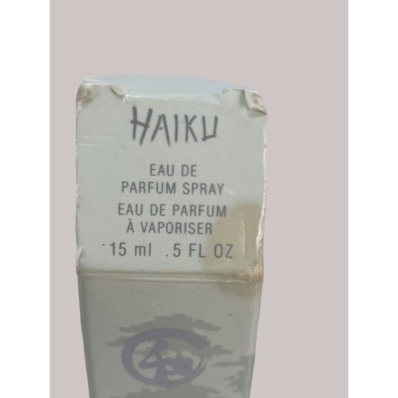 Vintage Avon Haiku Parfume Spray Bottle Approx 1/4 full - Picture 2 of 5